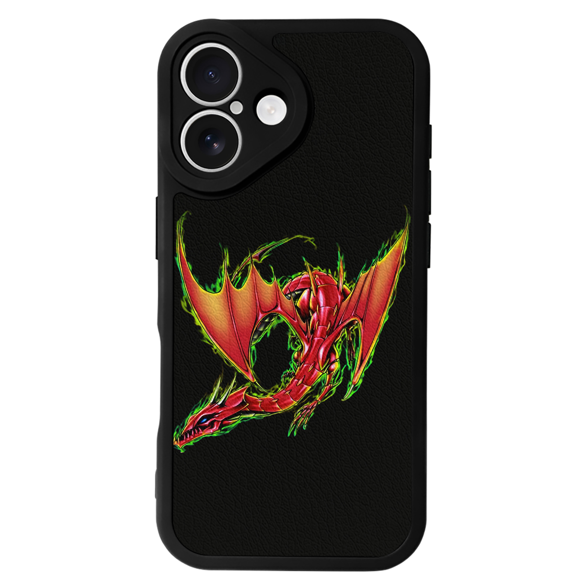 （画像用） 遊☆戯☆王 Yu-Gi-Oh! 【iPhone 16シリーズ対応】シリコンスマホケース（レザー調） 材質：シリコン